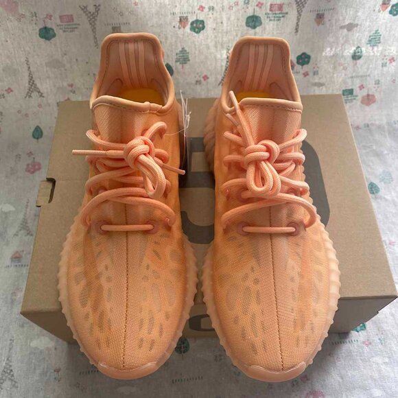 Adidas Yeezy Boost 350 V2 Onyx Sneakers Orange - Picture 7 of 7